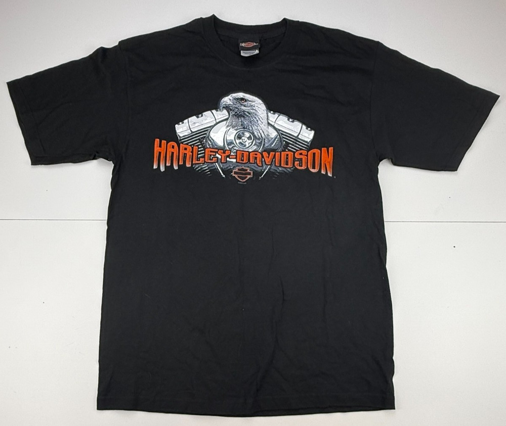 Harley-Davidson Rooster's Sioux City Iowa Men's Medium Graphic T-Shirt